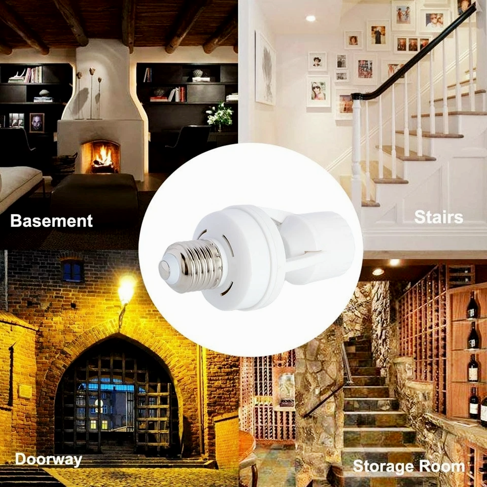 Smart Motion Sensor Bulb Holder – Auto Light, Zero Effort