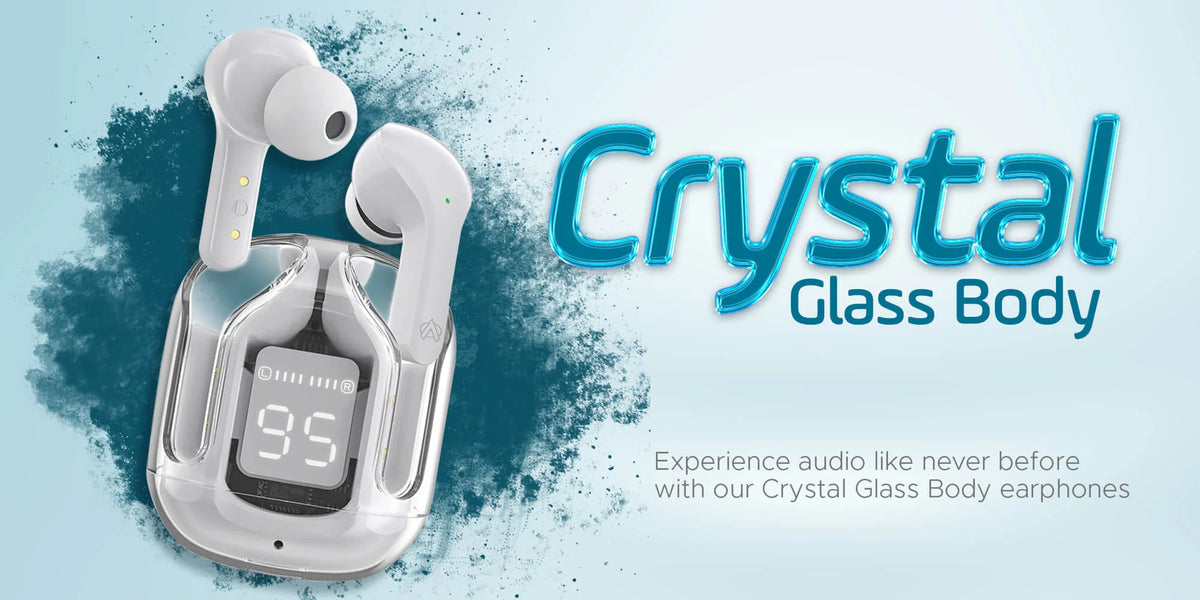 NeonPods™ Wireless Earbuds – LED Display & 20H Playtime